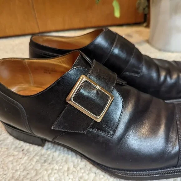 J.M. Weston Beaubourg Monk Strap Leather Derby
